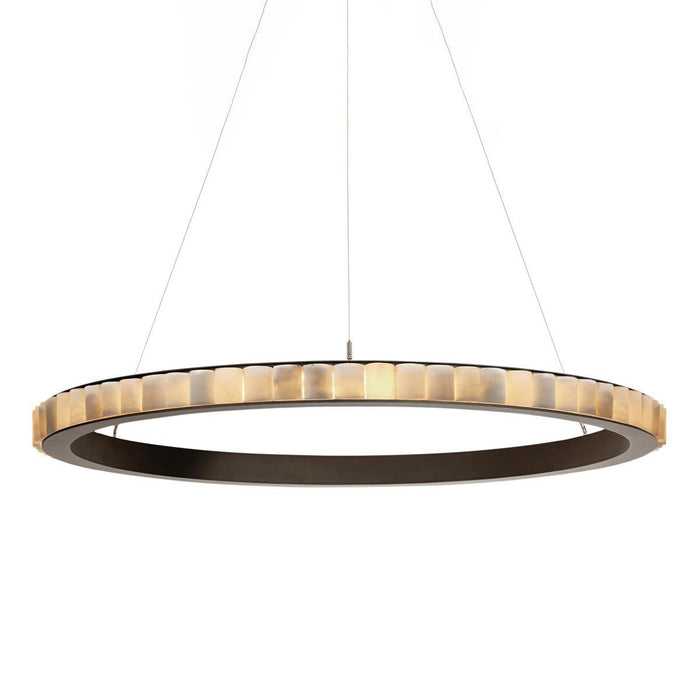 Alabaster Avalon Halo Chandelier-DWHOME