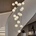 Alabaster Balls Cluster Chandelier - DWHOME