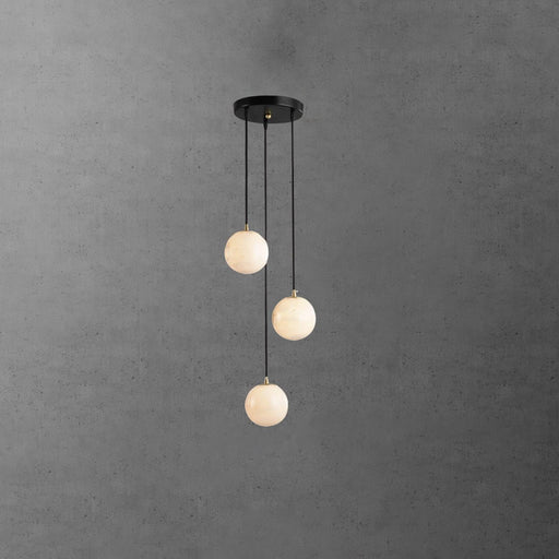 Alabaster Balls Cluster Chandelier-DWHOME