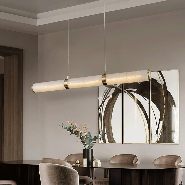 Alabaster Beam Pendant Light-DWHOME