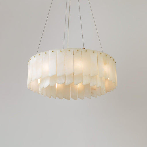 Alabaster Cascade Tiered Chandelier-DWHOME