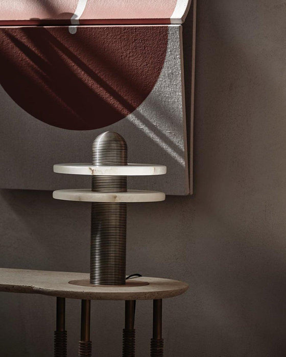 Alabaster Comet Table Lamp - DWHOME