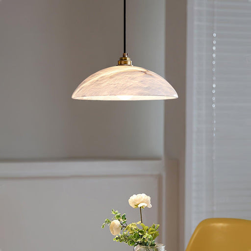 Alabaster Dome Pendant Lamp - DWHOME
