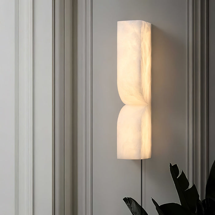 Alabaster Essence Plug-in Wall Sconce-DWHOME