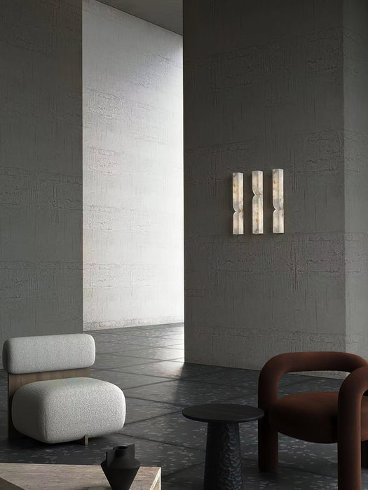 Alabaster Essence Wall Sconce-DWHOME