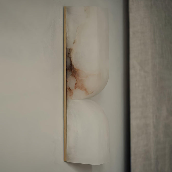 Alabaster Essence Plug-in Wall Sconce-DWHOME
