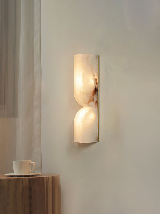 Alabaster Essence Plug-in Wall Sconce-DWHOME