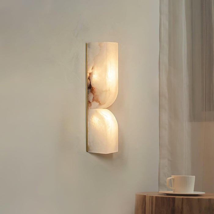 Alabaster Essence Wall Sconce-DWHOME