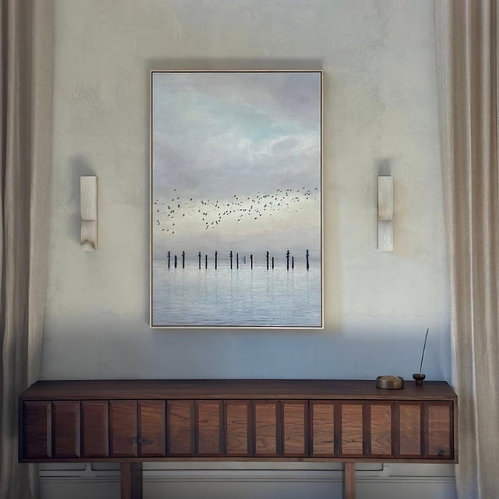 Alabaster Essence Wall Sconce-DWHOME
