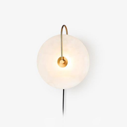 Alabaster LED Plug-In Wall Lamp - DWHOME