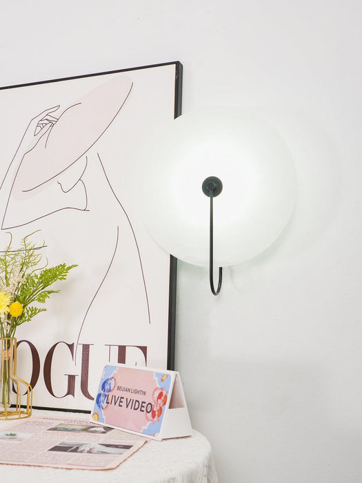 Alabaster LED Plug-In Wall Lamp-DWHOME