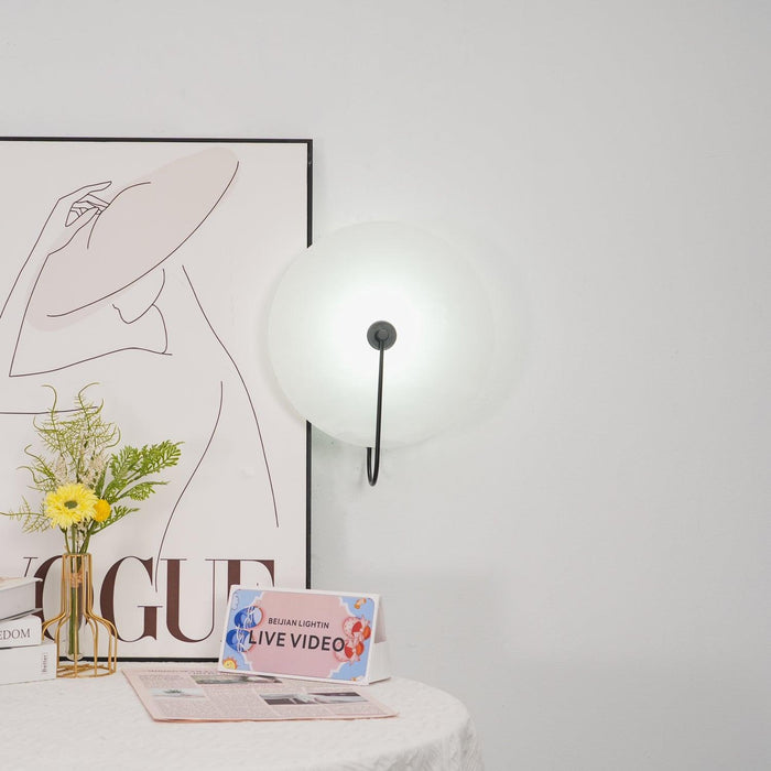 Alabaster LED Plug-In Wall Lamp-DWHOME