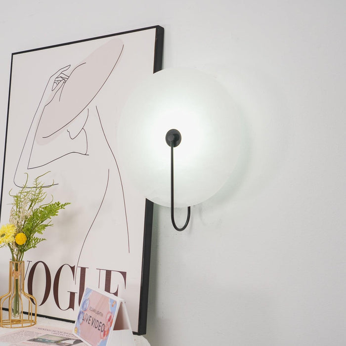 Alabaster LED Plug-In Wall Lamp-DWHOME
