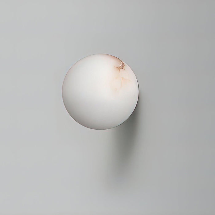Alabaster Mini Orb Wall Lamp - DWHOME