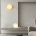 Alabaster Mini Orb Wall Lamp - DWHOME