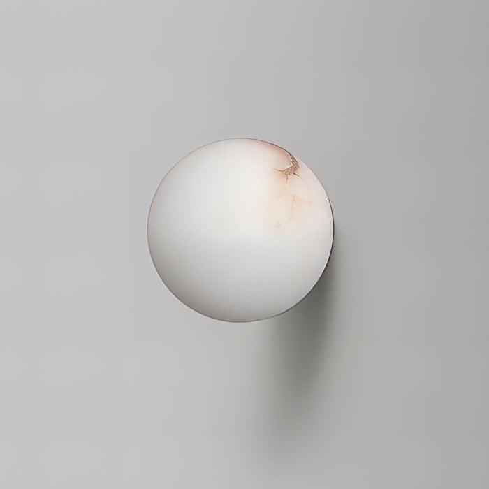 Alabaster Mini Orb Wall Lamp - DWHOME