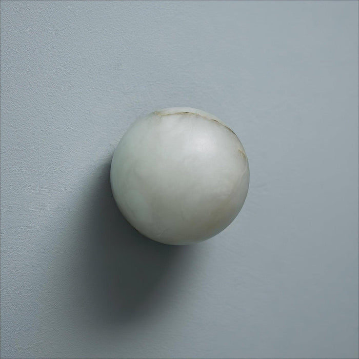 Alabaster Mini Orb Wall Lamp - DWHOME