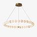 Alabaster Orb Ring Chandelier - 