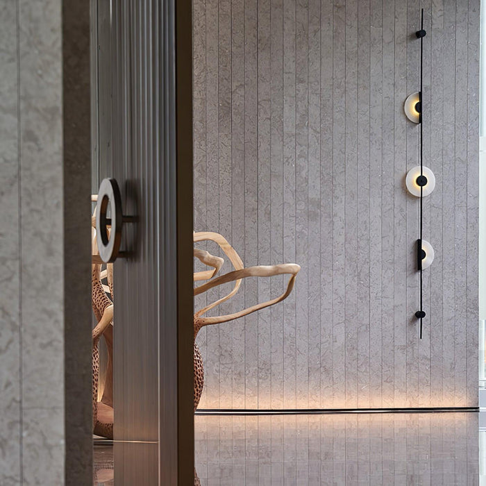 Alabaster Vertical Wall Sconce-DWHOME