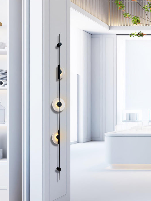 Alabaster Vertical Wall Sconce-DWHOME