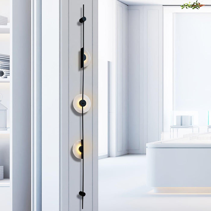 Alabaster Vertical Wall Sconce-DWHOME