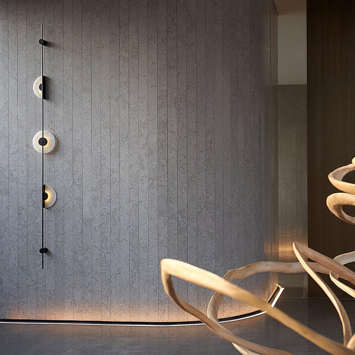 Alabaster Vertical Wall Sconce-DWHOME