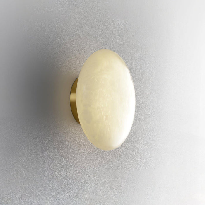 Alabaster Oval Ceiling Lamp-DWHOME