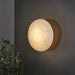 Alabaster Oval Ceiling Lamp-DWHOME