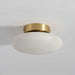 Alabaster Oval Ceiling Lamp-DWHOME