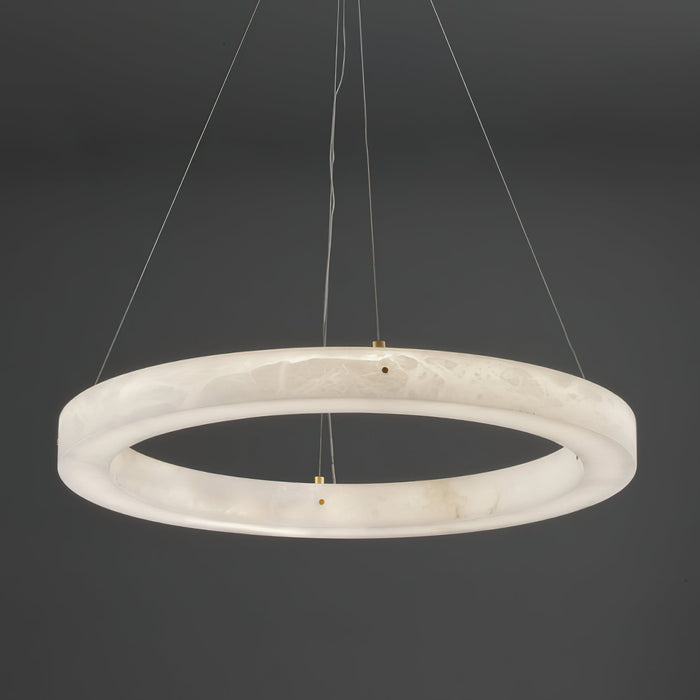 Alabaster Ring Chandelier-DWHOME