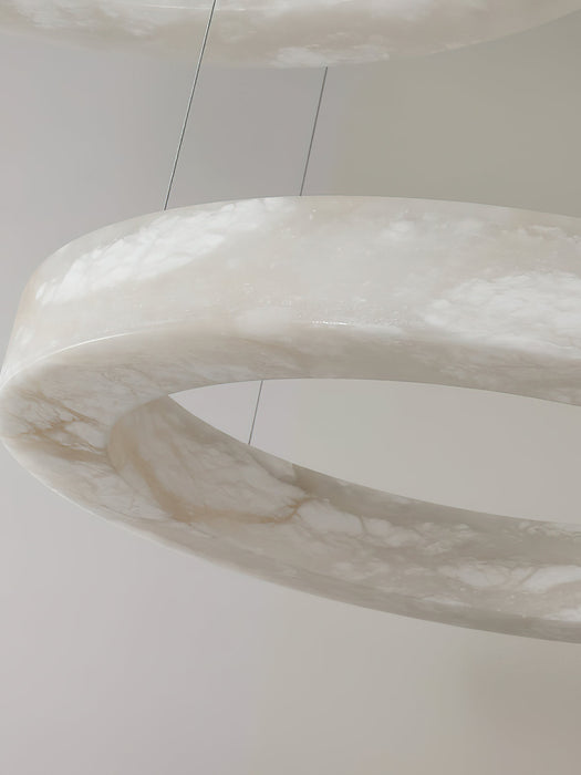 Alabaster Ring Chandelier-DWHOME