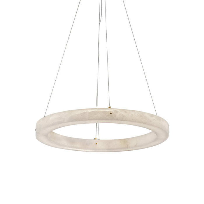 Alabaster Ring Chandelier-DWHOME