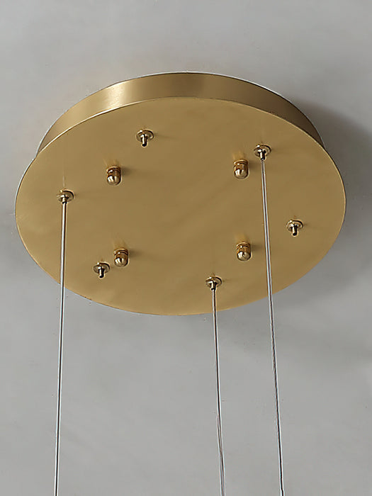 Alabaster Ring Chandelier-DWHOME