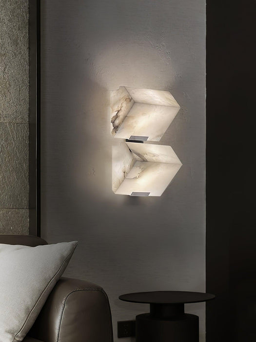 Alabaster Staircase Wall Lamp-DWHOME