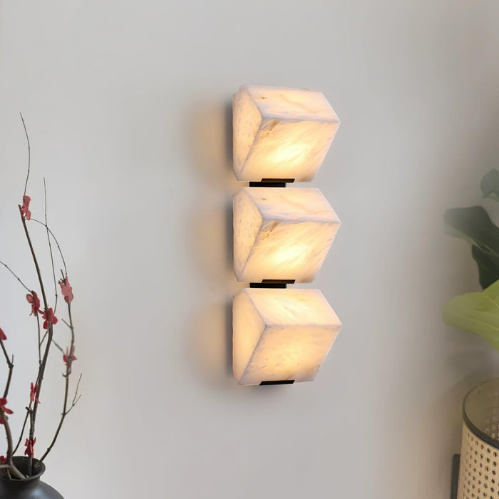 Alabaster Staircase Wall Lamp-DWHOME