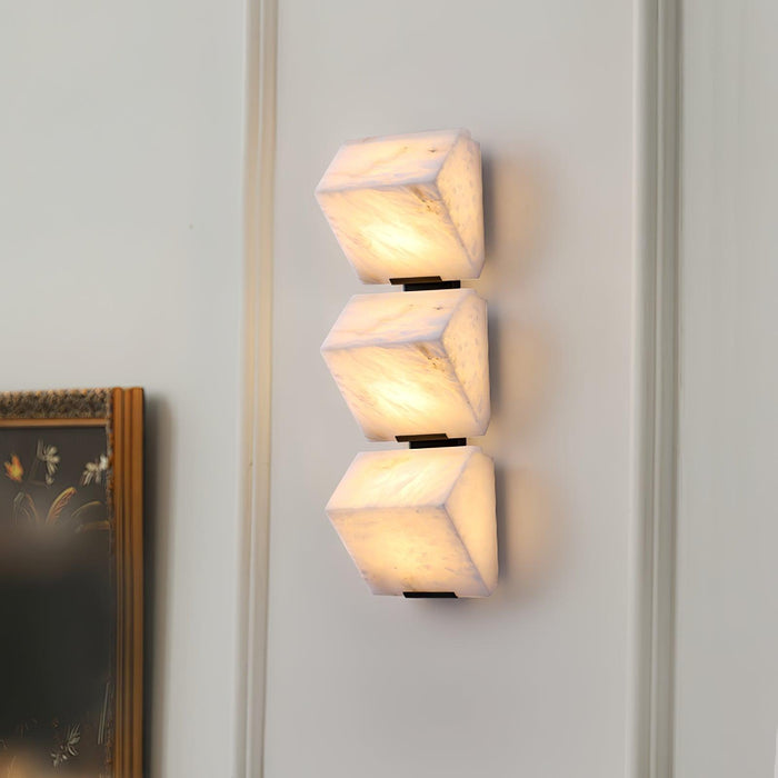 Alabaster Staircase Wall Lamp-DWHOME