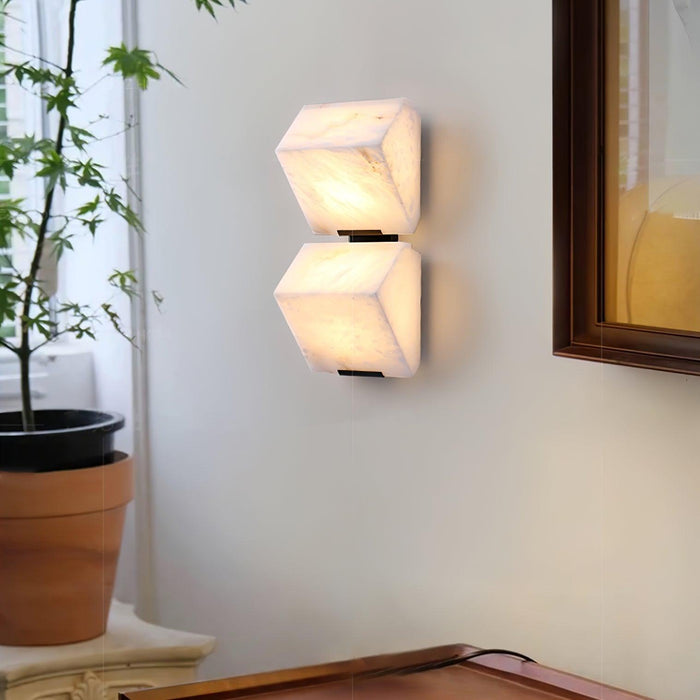Alabaster Staircase Wall Lamp-DWHOME