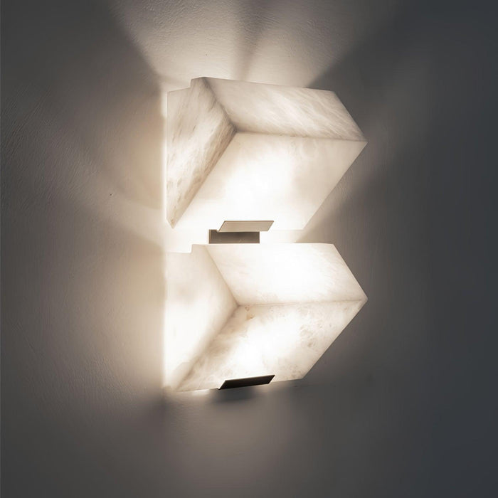 Alabaster Staircase Wall Lamp-DWHOME