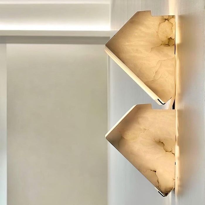 Alabaster Staircase Wall Lamp-DWHOME