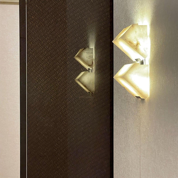 Alabaster Staircase Wall Lamp-DWHOME