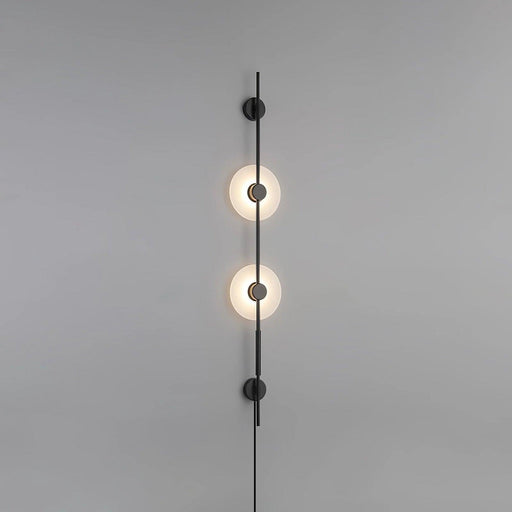 Alabaster Vertical Plug-in Wall Sconce-DWHOME