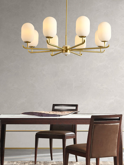Alana Geometric Chandelier-DWHOME