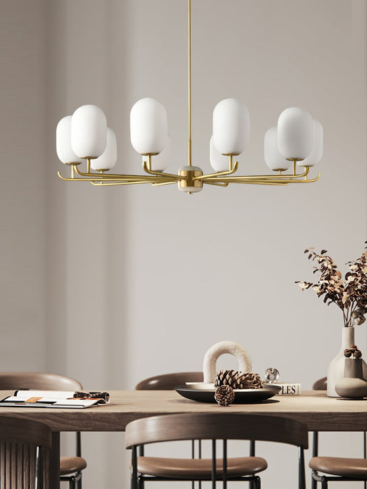 Alana Geometric Chandelier-DWHOME