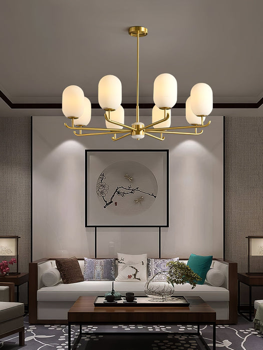 Alana Geometric Chandelier-DWHOME