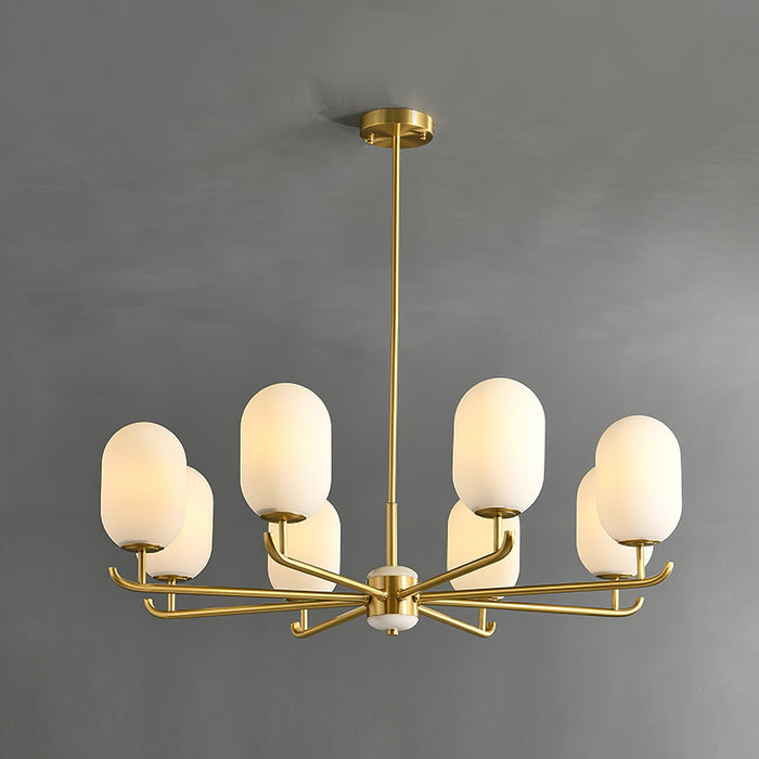 Alana Geometric Chandelier-DWHOME