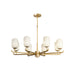 Alana Geometric Chandelier-DWHOME