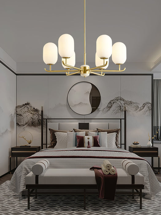 Alana Geometric Chandelier-DWHOME