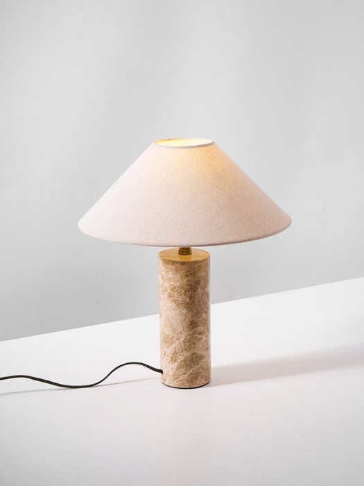 Alba Stone Table Lamp-DWHOME