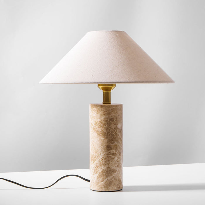 Alba Stone Table Lamp-DWHOME