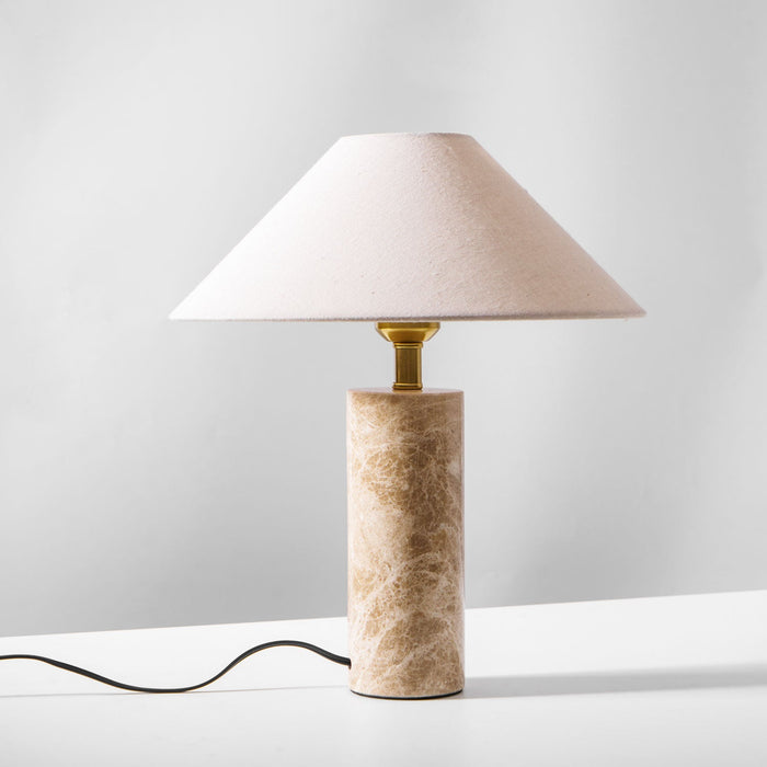 Alba Stone Table Lamp-DWHOME